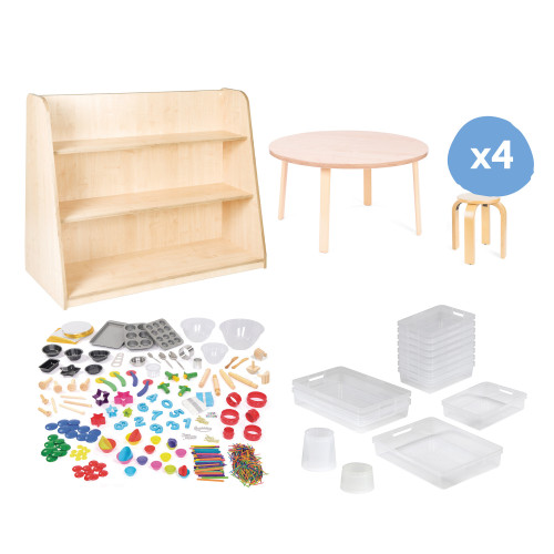 Complete Dough Area Set 4-5yrs (with HLSU2, ROT53 & 4xStools31)