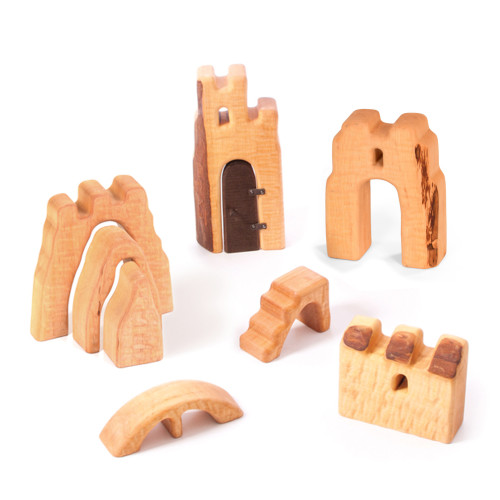 Small World Wooden Fantasy Scenery Set