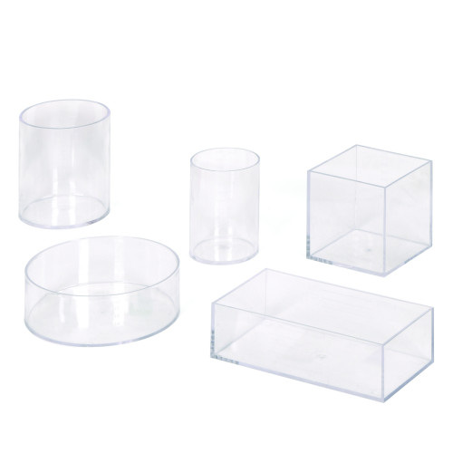 Set of Water Play Perspex Litre Measures