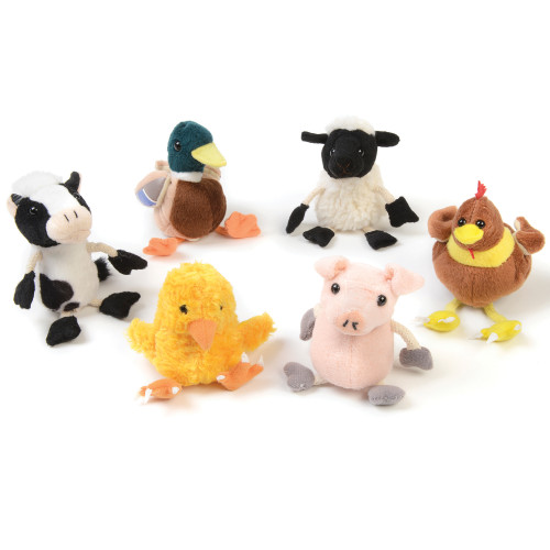 Set of Farm Animal Finger Puppets