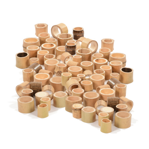 Set of Natural Bamboo Circles