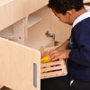 Home Corner Role Play Kitchen - Double Cupboard