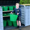 Compact Store with Black Storage Trugs