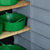 Compact Store with Green Storage Trugs