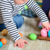 Set of Coloured Wooden Eggs