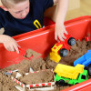 Opaque Wet Sand Tray with Wooden Shelf 3-7yrs