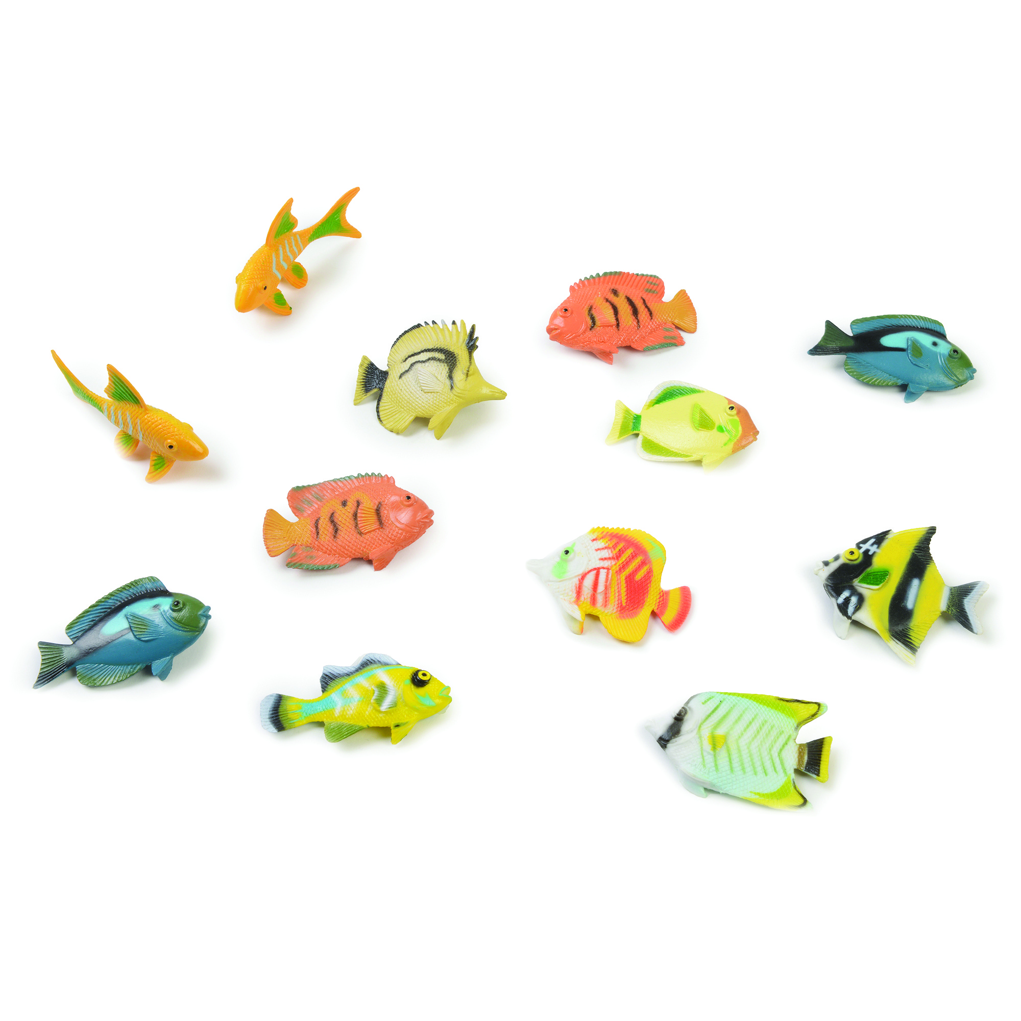 Tropical Gigantic Rubber Fish Figure Play Set