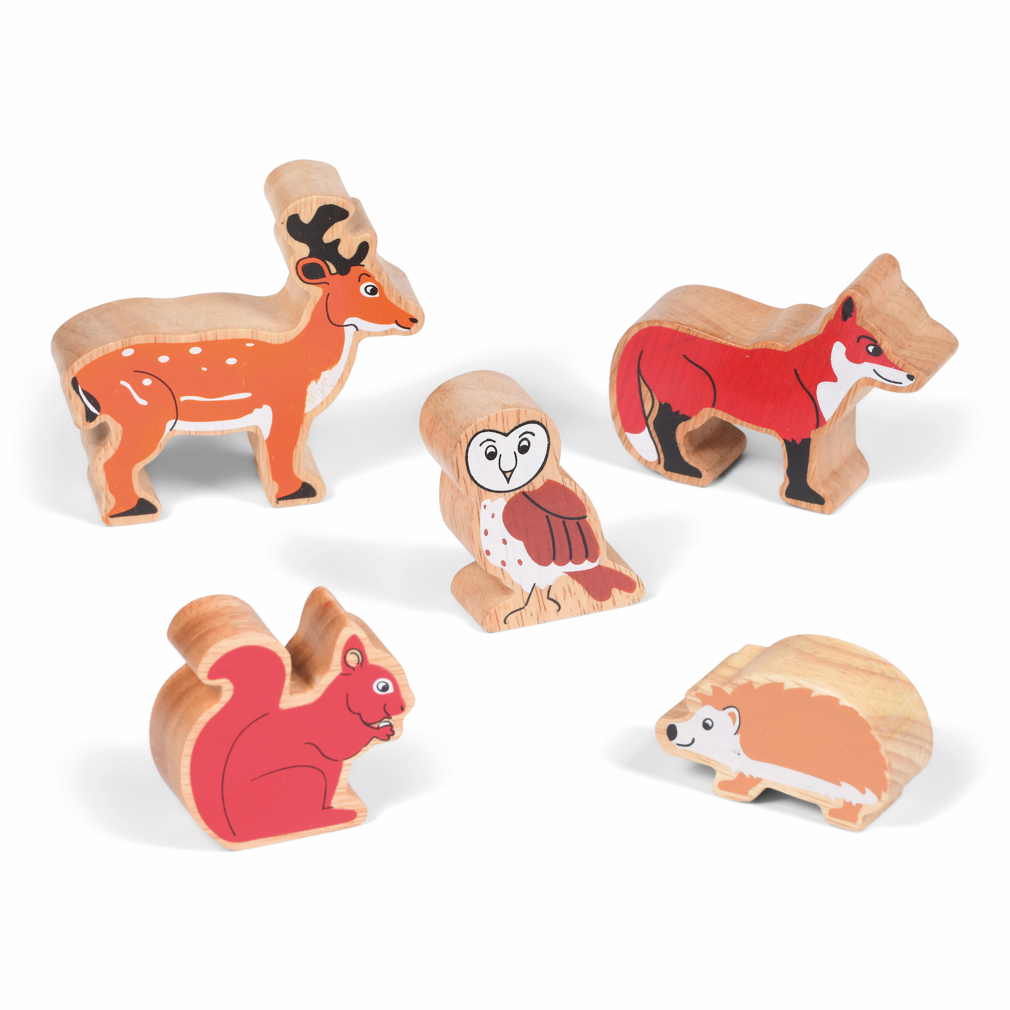 Wooden store forest animals